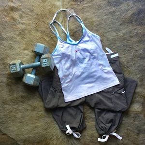 Nike Light Pink Racerback Tank Top.